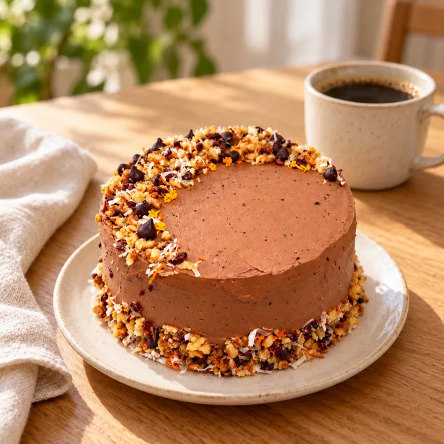 Sweet Potato & Cacao Cake (Mini cake de 4 pulgadas: aproximadamente 2 porciones)
