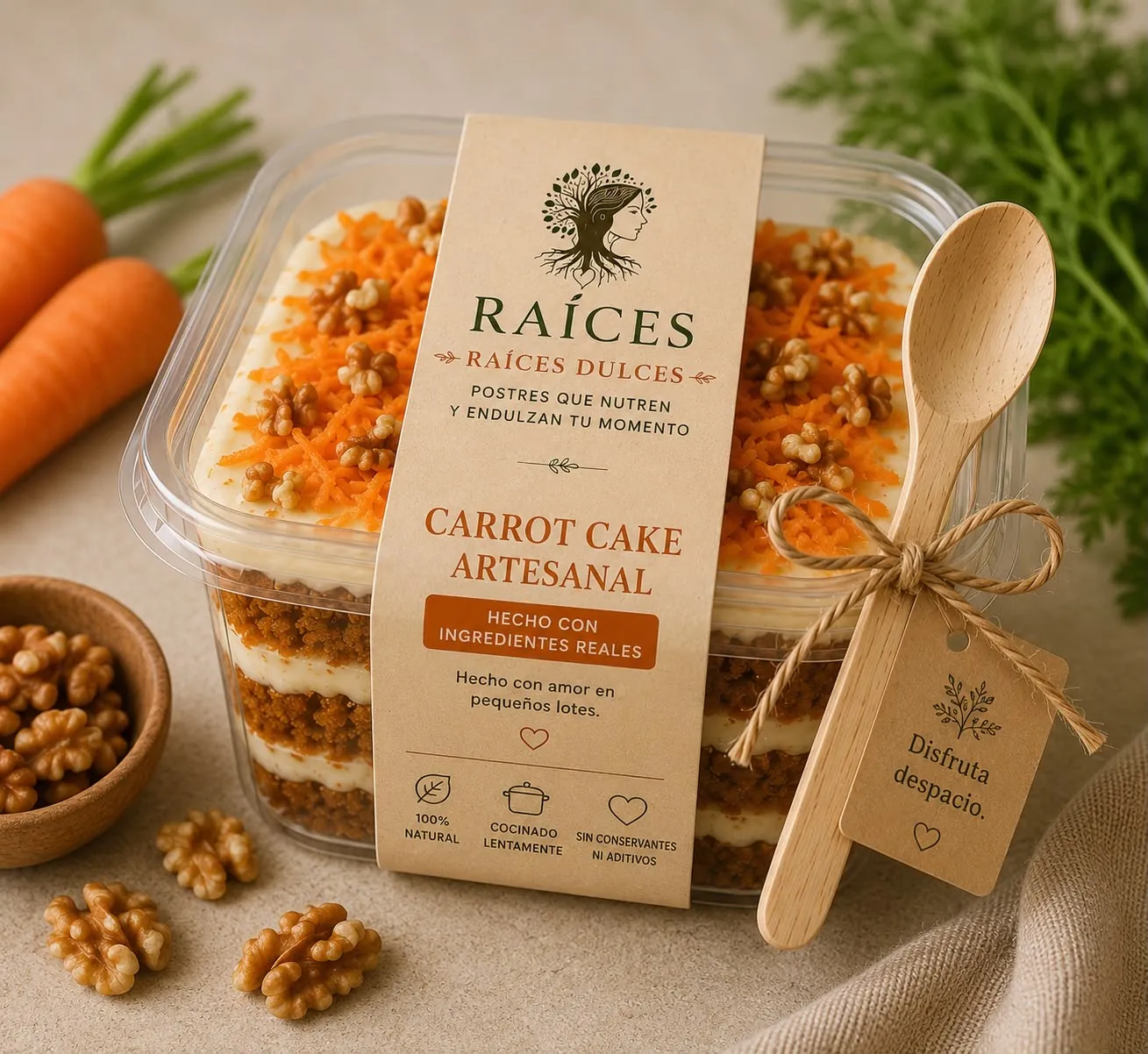 Carrot Cake de Raíces
