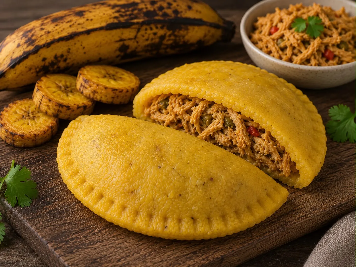 Plátano Maduro + Pollo de Raíces