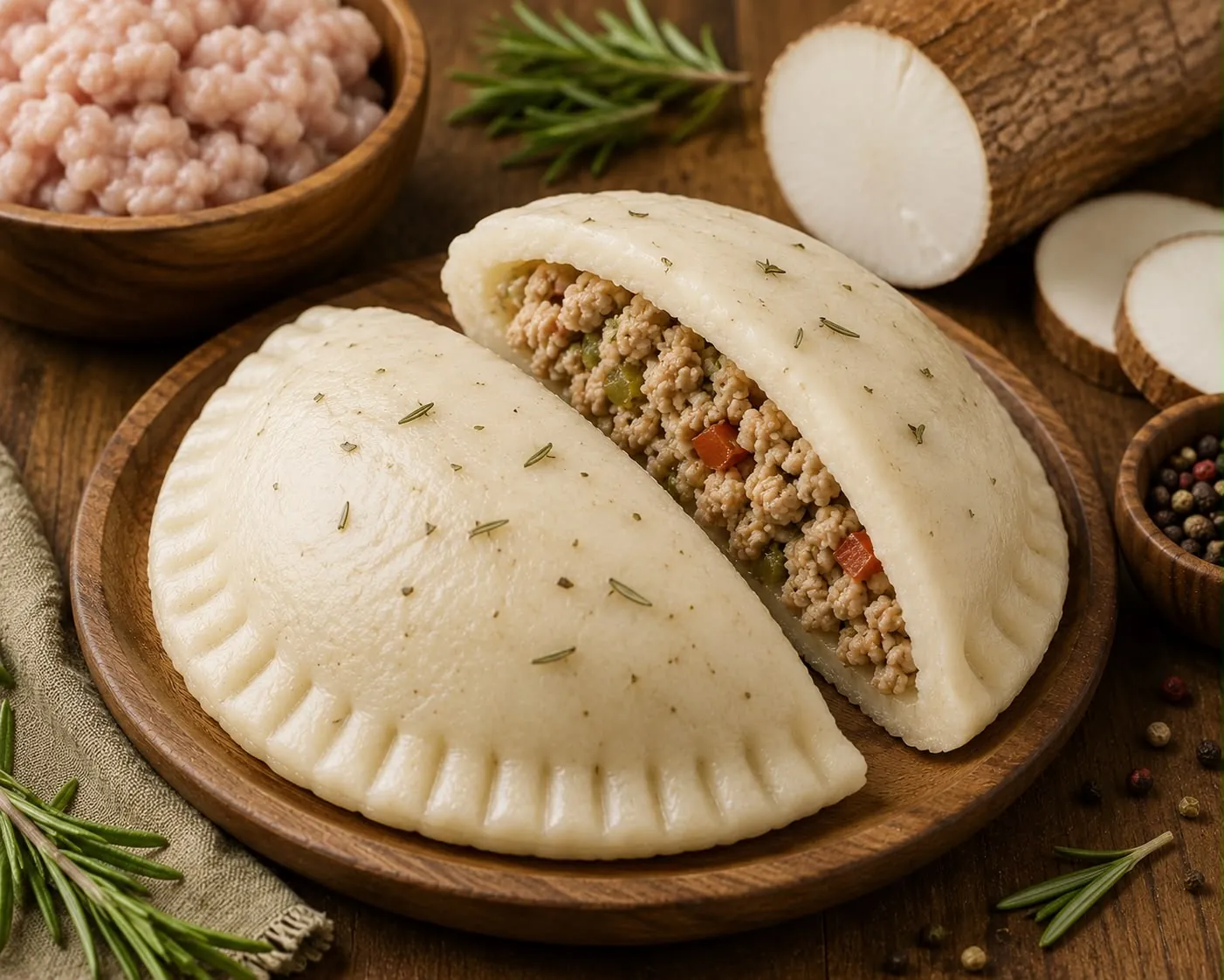 Yuca + Pavo al Romero de Raíces